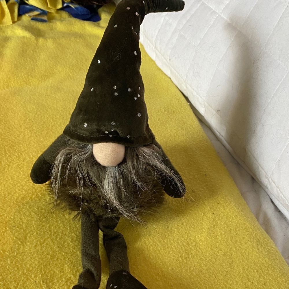 Green Gnome Plush with Hat